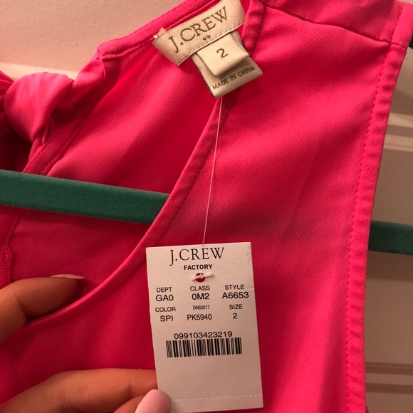 J. Crew Hot Pink tank! NEVER WORN WITH TAGS - Picture 6 of 6